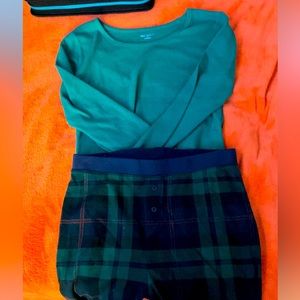 Old Navy pajama set.